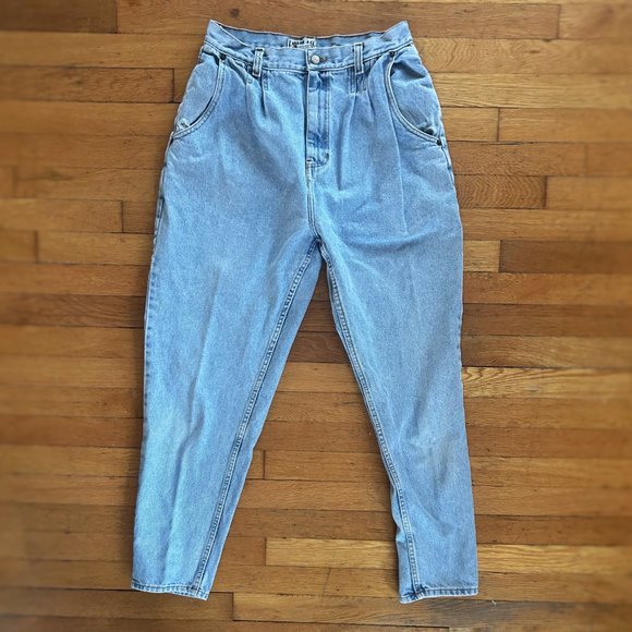 Bill Blass Jeans Womens Size 14 High Waisted Vintage Light Wash Tapered 80s Mom - Picture 5 of 7